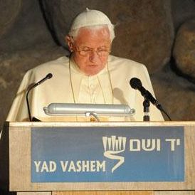 Pope Benedict at Yad Vashem