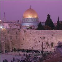 The Dome of the Rock and Western Wall