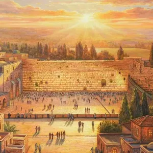 Light over the Kotel
